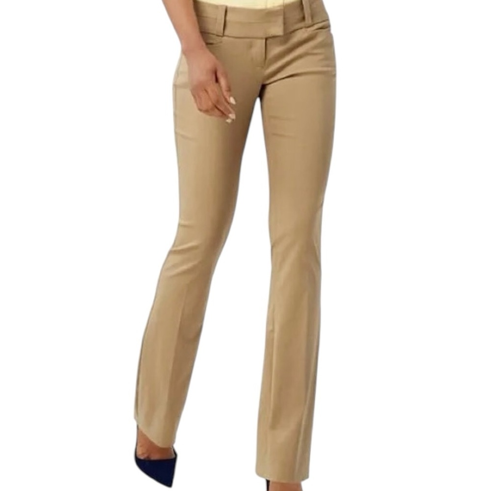 The Limited Light Tan Cassidy Fit Flare Pants Size 4